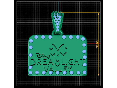 Dreamlight Valley pendant 3D Print Model