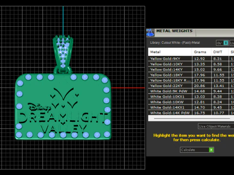 Dreamlight Valley pendant 3D Print Model