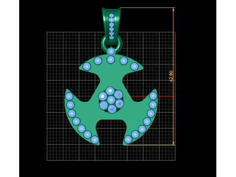 Gold halo pendant 3D Print Model
