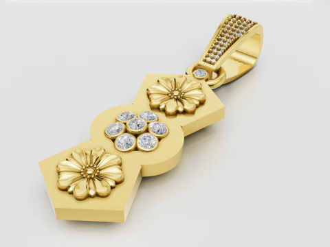 Ciondolo geometrico Modello di stampa 3D