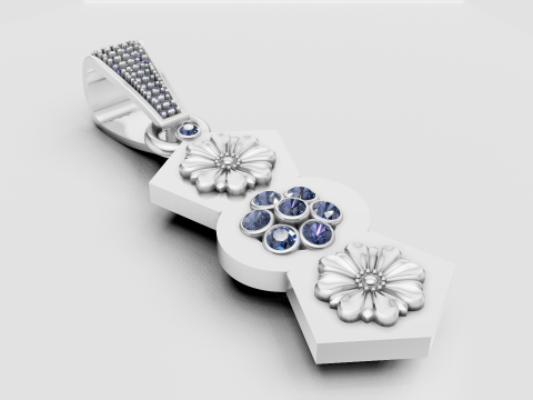 Geometric pendant Modelo de Impressão 3D