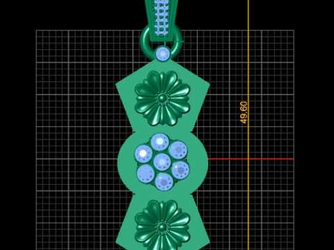 Geometric pendant 3D Print Model