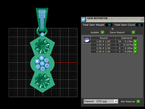 Geometric pendant 3D Print Model