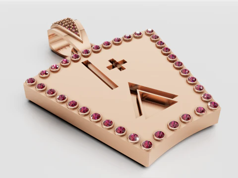 Spade necklace 3D Print Model