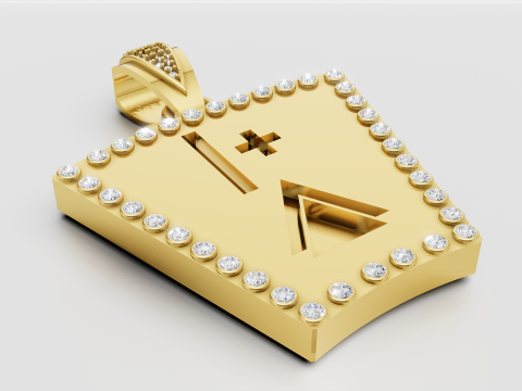 Spade necklace Modello di stampa 3D