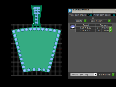 Muslim gold pendant 3Dプリントモデル