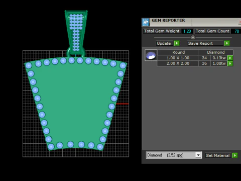 Muslim gold pendant 3D Print Model