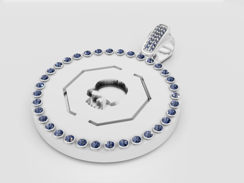 Skull pendant 3D Принт Модель