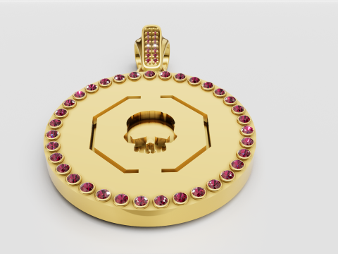 Skull pendant 3D Принт Модель