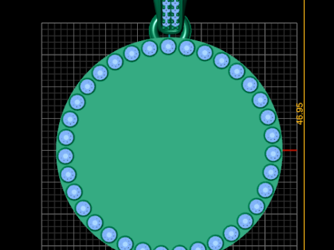 Skull pendant 3D Принт Модель