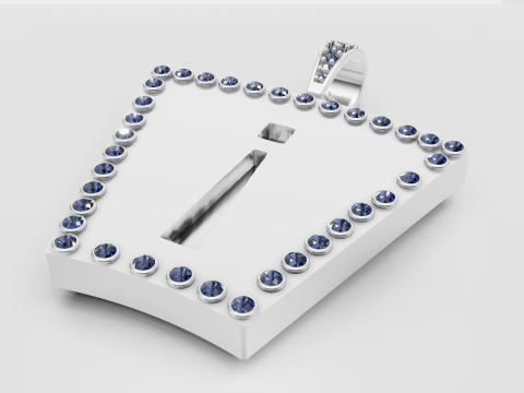 Initial pendant Modello di stampa 3D