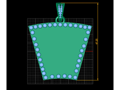 Initial pendant 3D Print Model