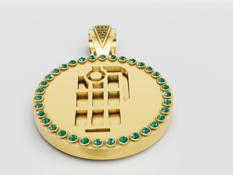 Grenade pendant 3D Принт Модель