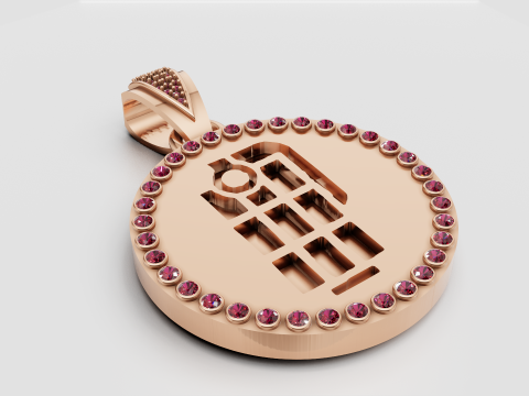 Grenade pendant 3D Принт Модель