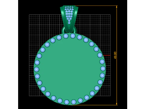 Skull hexagon pendant 3D Print Model