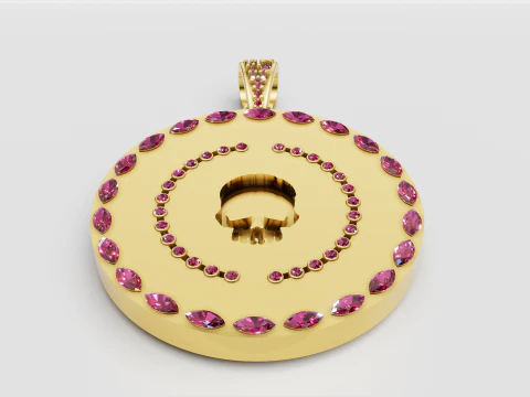 Fascino di aureola ondulata Modello di stampa 3D