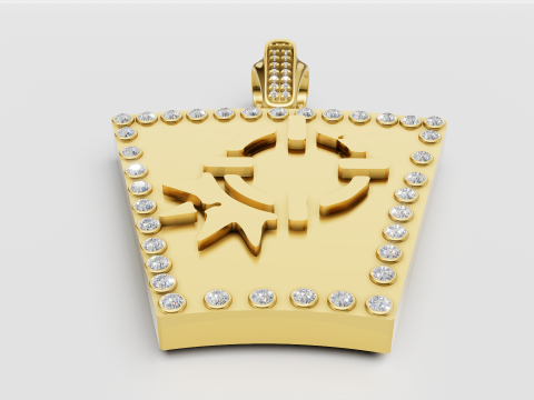 Explosion pendant 3Dプリントモデル