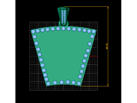 Explosion pendant 3Dプリントモデル