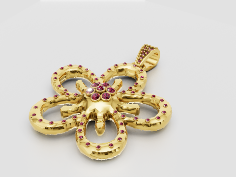 Butterfly pendant 3D Print Model
