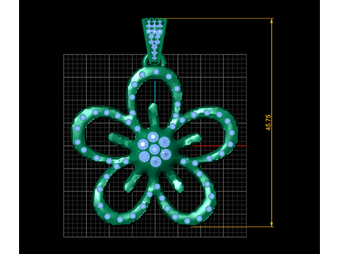 Butterfly pendant 3D Print Model