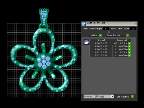 Butterfly pendant 3D Print Model