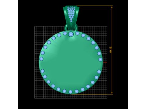Cowboy skull pendant 3D 프린트 모델