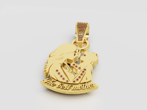 Mother pendant Model do druku 3D