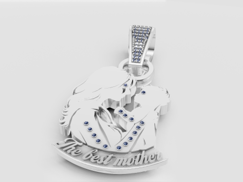 Mother pendant Model do druku 3D
