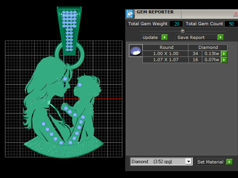 Mother pendant Model do druku 3D