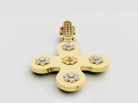 Clover pendant 3D Print Model