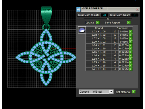 Celtic knot pendant 3D Print Model