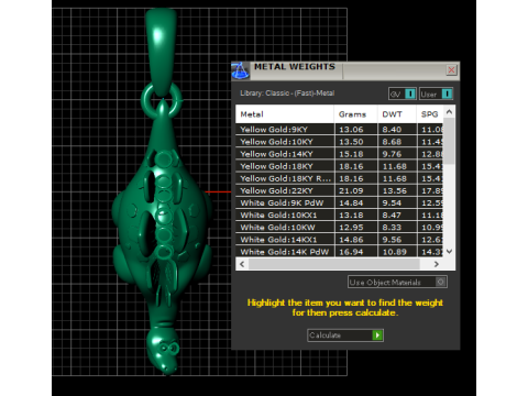 Gold dinosaur pendant 3D Print Model