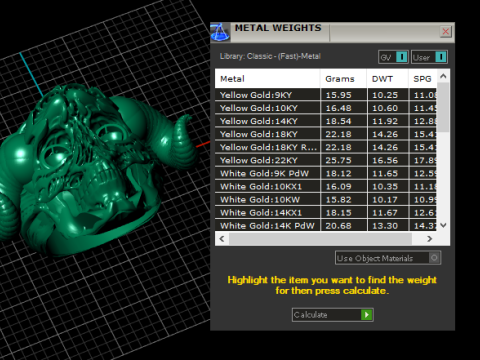Gold ram skull ring 3D 打印模型