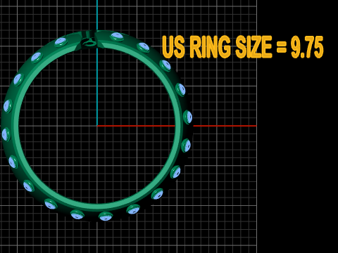 Gold tree ring Modèles 3D en vedette