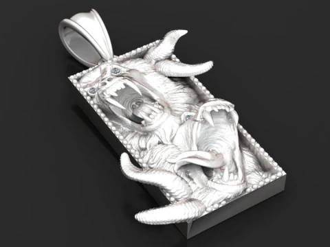Gold pendant 3d printable model 3D Print Model