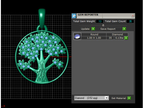 Tree of life pendant 3D 打印模型