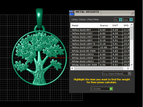 Tree of life pendant 3D 打印模型
