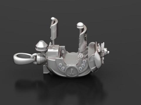 Pirate ship pendant 3D 打印模型