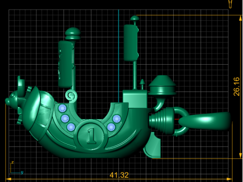 Pirate ship pendant 3D 打印模型