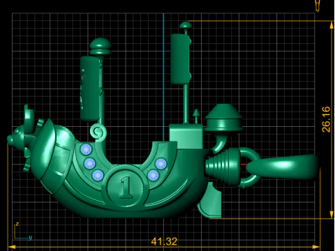 Pirate ship pendant 3D Print Model