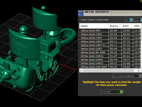 Pirate ship pendant 3D 打印模型