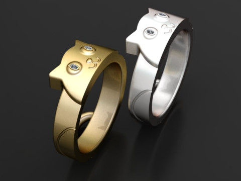 Cat ring 3D Принт Модель