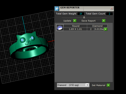 Cat ring 3D Принт Модель