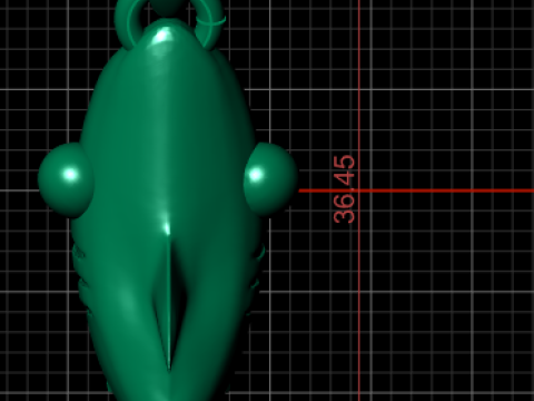 Shark pendant 3Dプリントモデル