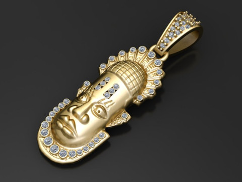 African tribal jewelry 3D Print Model