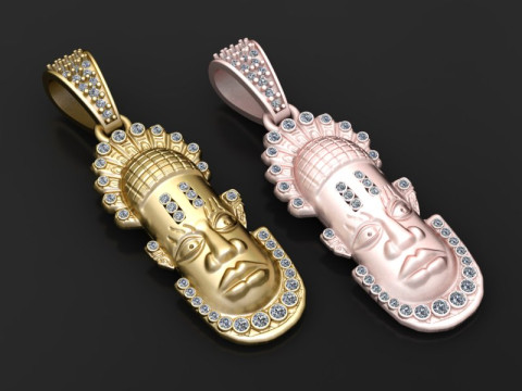 African tribal jewelry 3D Print Model