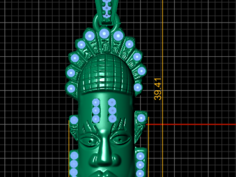 African tribal jewelry 3D Print Model
