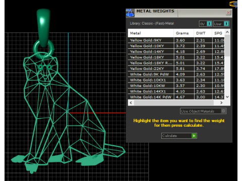 Geometric cat pendant 3D Print Model