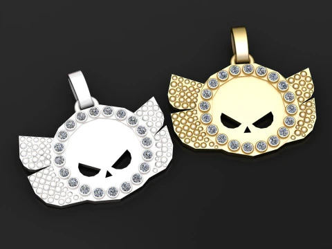 Skull pendant 3D Print Model