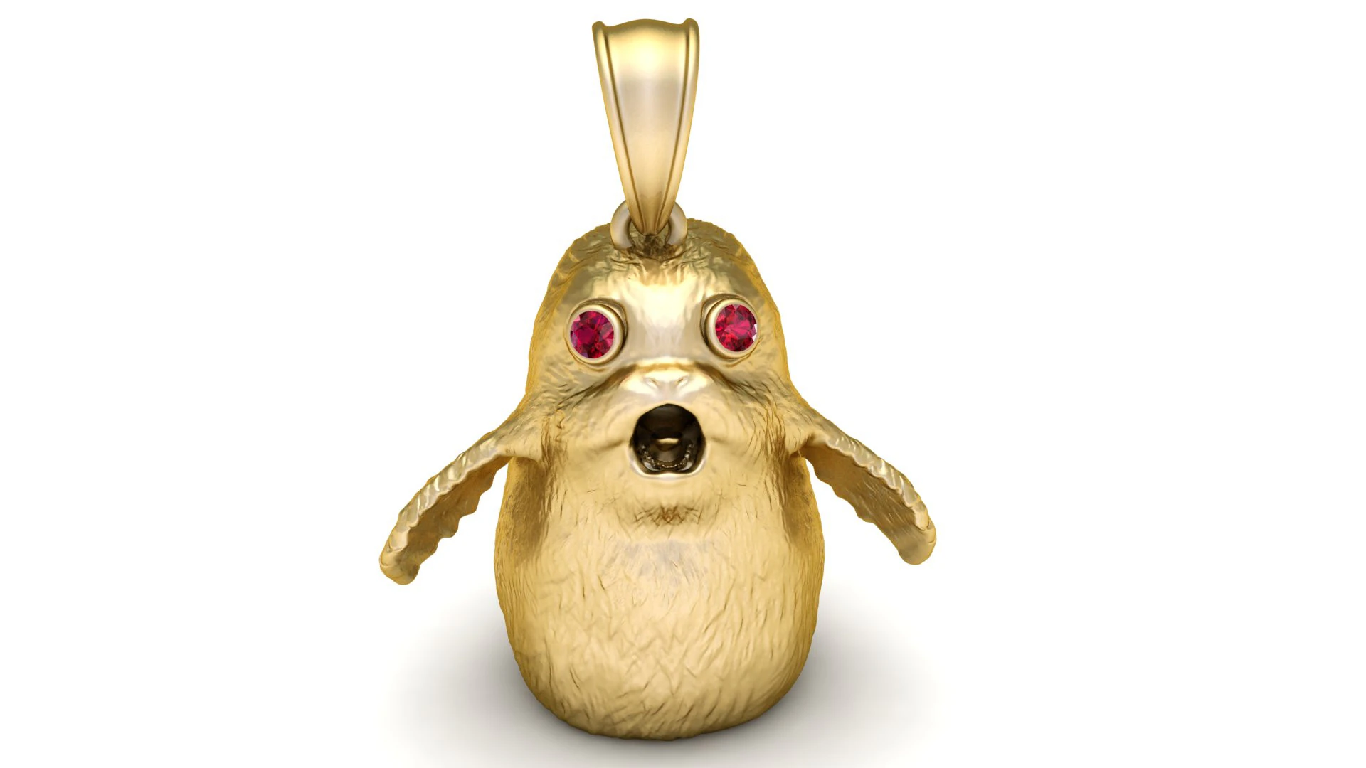 Gold creature pendant 3D Print Model .c4d .max .obj .3ds .fbx .stl .blend 
